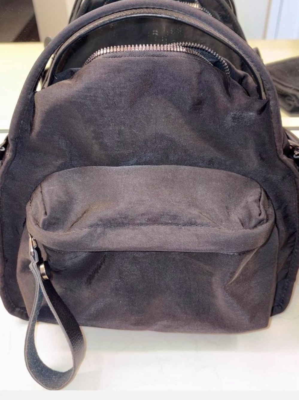 Black Mini crossbody with Front Pocket